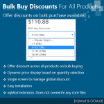 Bulk buy discounts for all products